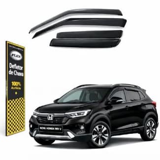 Defletor Calha de Chuva Novo Wr-v  2025 a 2026 Acrílica Fumê Ecoflex