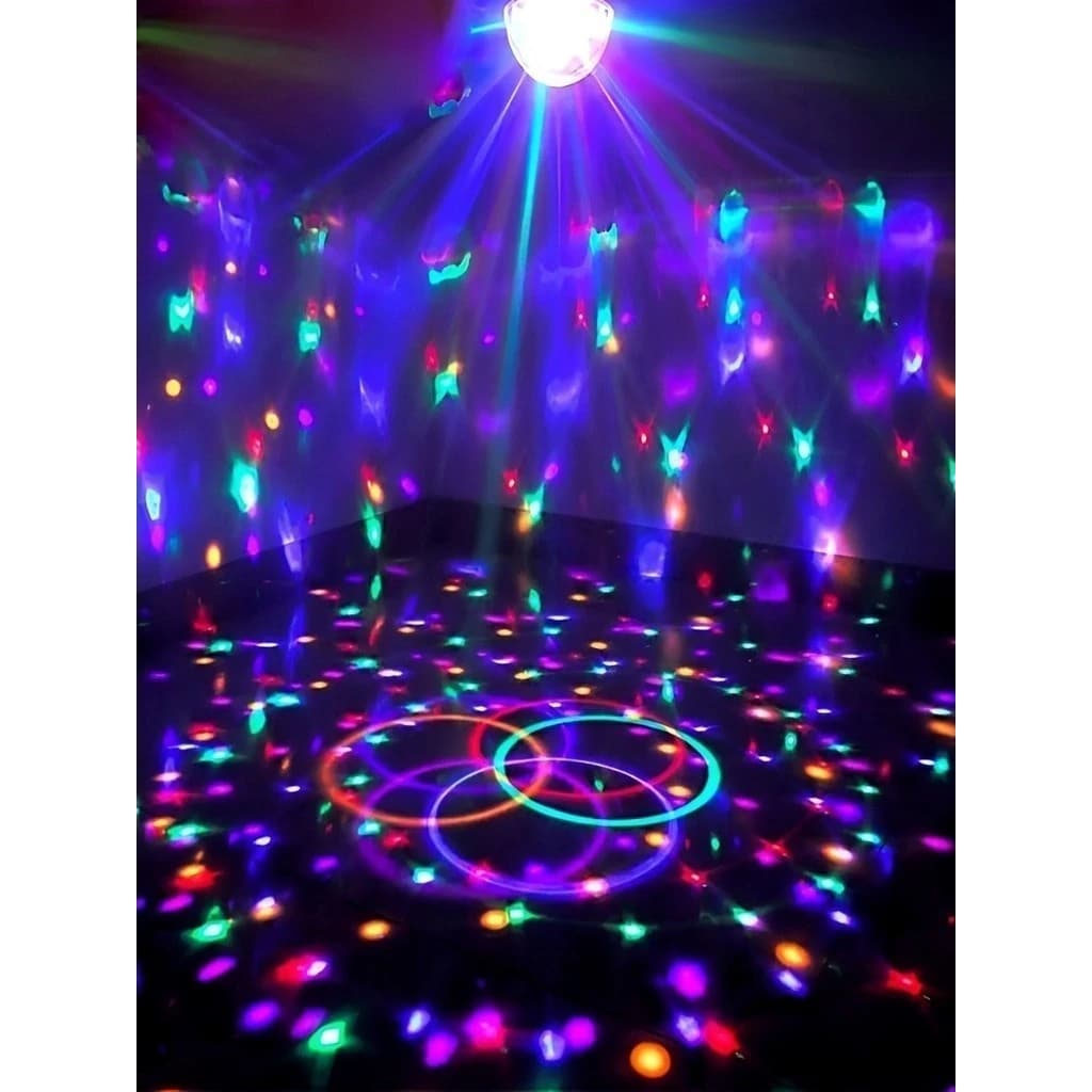 Bola maluca Led Magic RGB com Conexão para Música festa NY-28