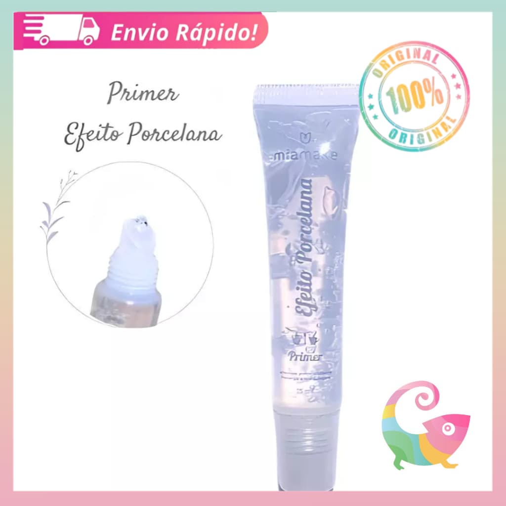 Primer Mia Make Efeito Porcelana Textura Uniforme Minimiza Poros