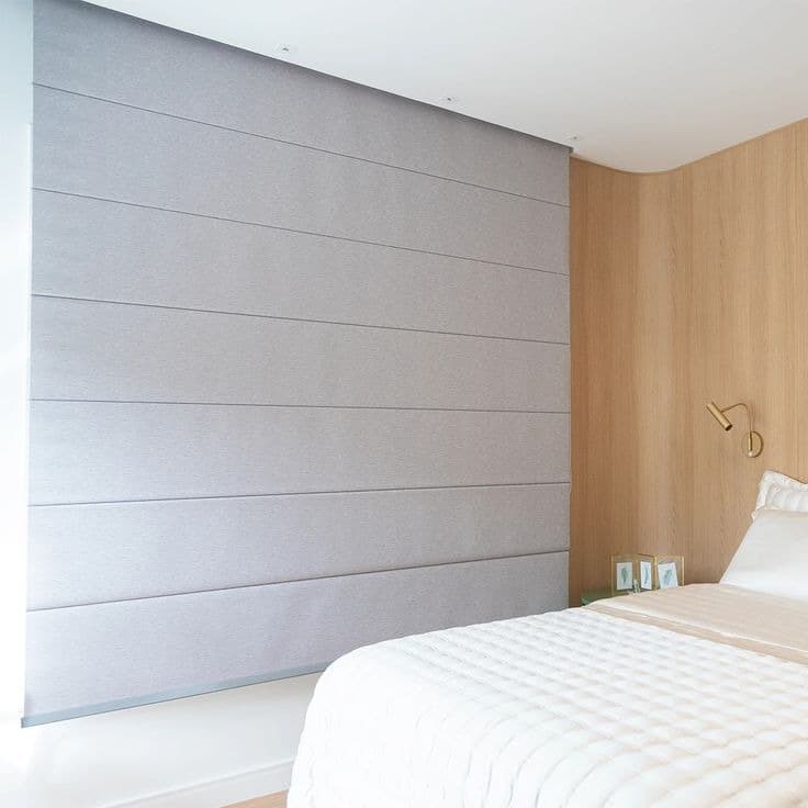 Persiana Romana Blackout Sob Medida – Ideal para Quartos, Salas e Escritórios