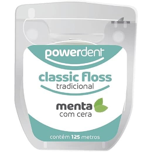 Fio Dental Powerdent Classic Floss Tradicional Menta 125m