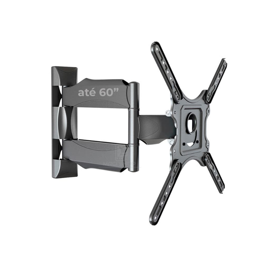 Suporte Articulado Para Tv 32'' a 60'' Lcd Led Plasma Samsung LG Universal de Parede 32 42 43 50 55 58 60 Polegadas