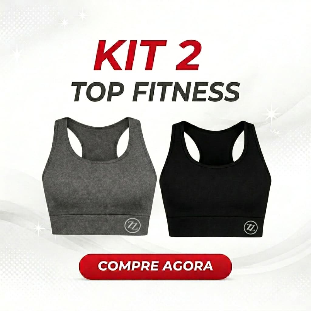Kit 2 Tops Academia Feminino Nadador Suplex Alta Sustentação Fitness Treino Plus Size P ao G3