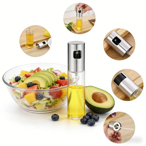 1 Spray Pulverizador Vidro Borrifador Azeite Vinagreessenciais De Cozinha Promoções