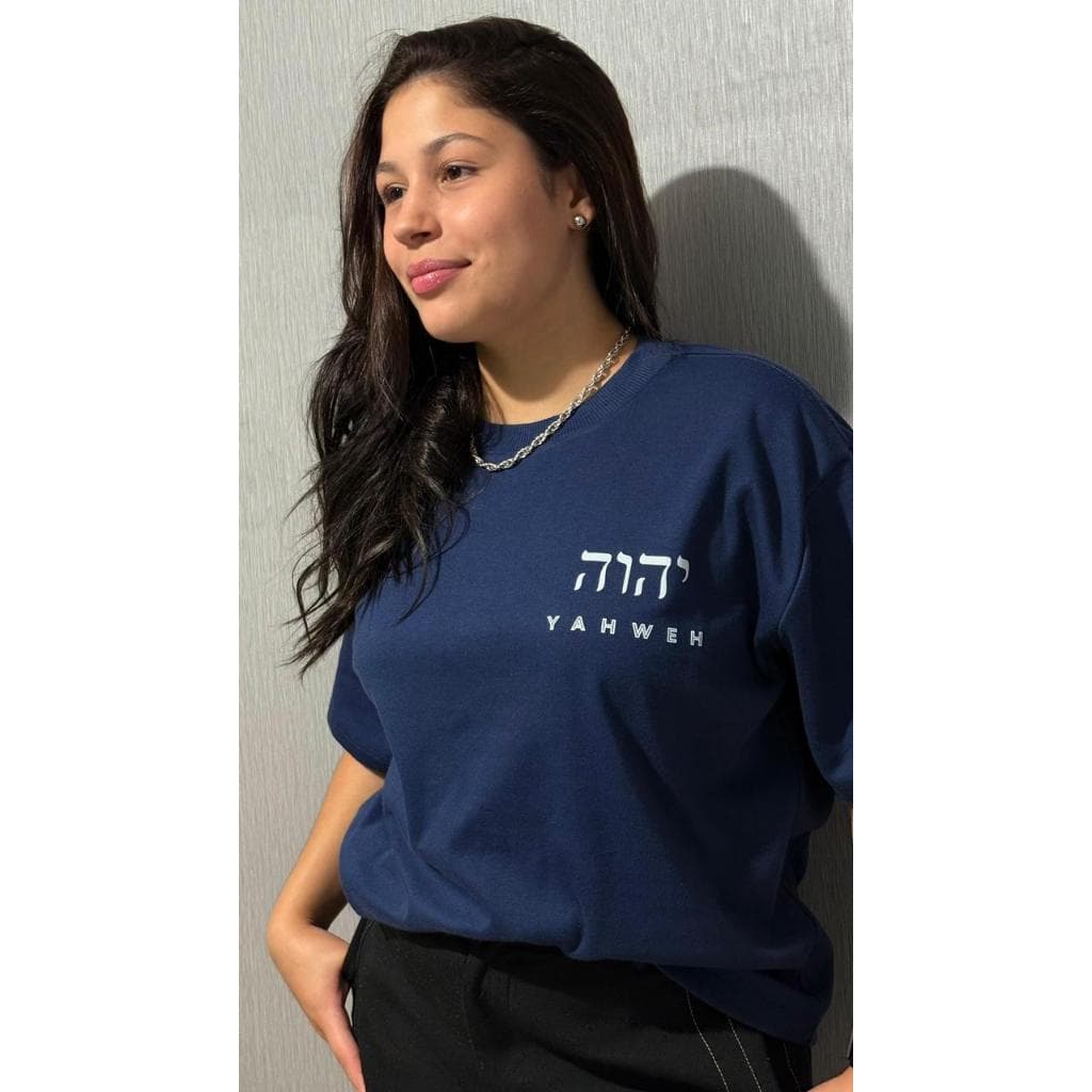 Camiseta Oversized feminina cristã/ blusa gospel