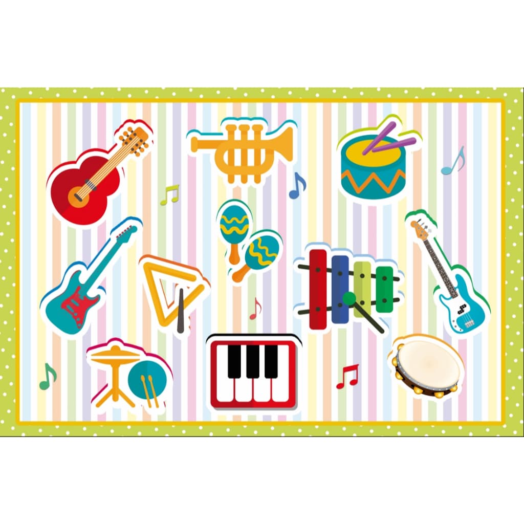 Painel Festa Infantil Instrumentos Musicais Decoração Variação Medidas