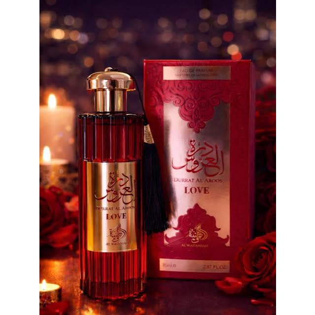 Perfume Durrat Al Aroos Love 100ml – Al Wataniah | Feminilidade Elegante e Envolvente