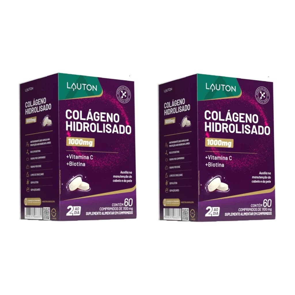 Colágeno Hidrolisado com 120 Comprimidos