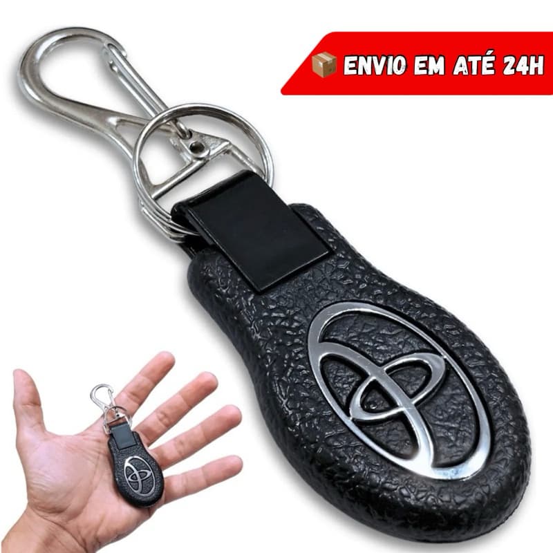 Chaveiro com Mosquetão Automotivo Toyota Corolla Yaris Hylux SW4