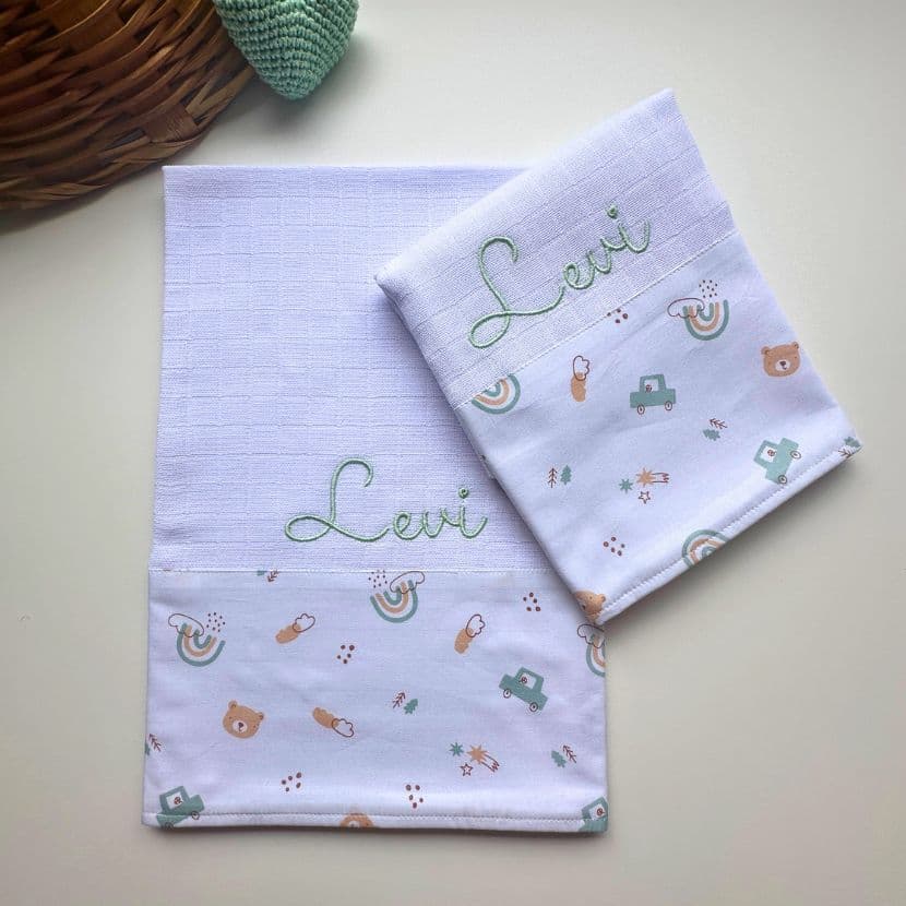 Kit  Fralda de Pano Para Bebê Grande Multiuso 100% Algodão.