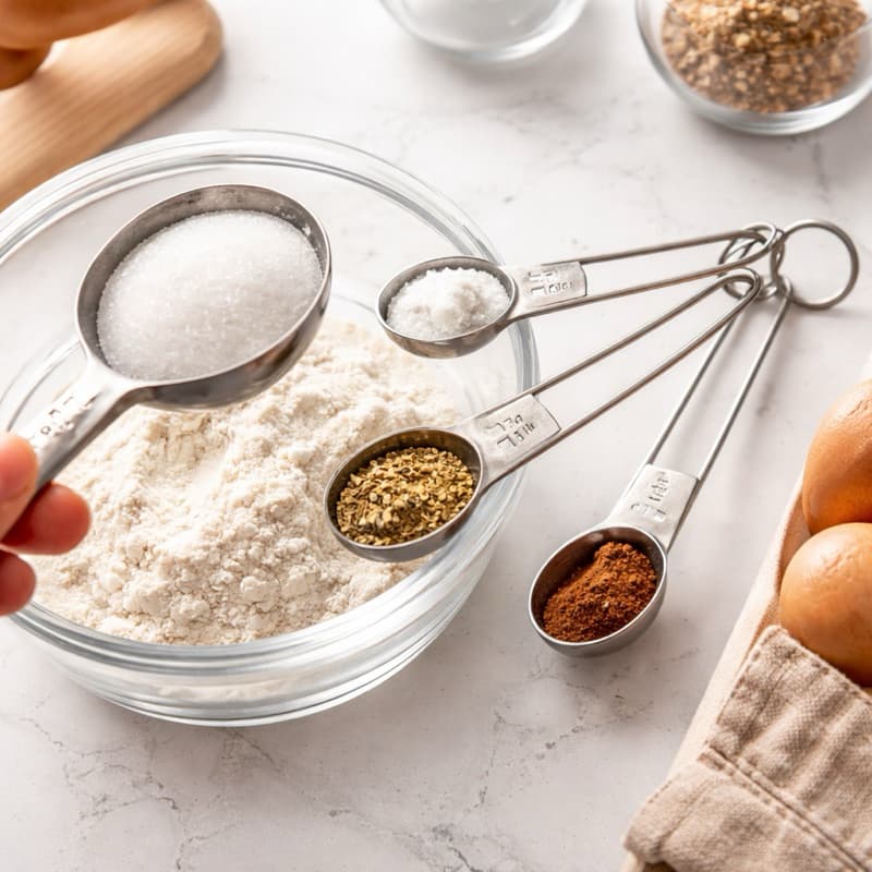 Kit Colheres Medidoras Inox 4 Peças Precisão Cozinha Receitas