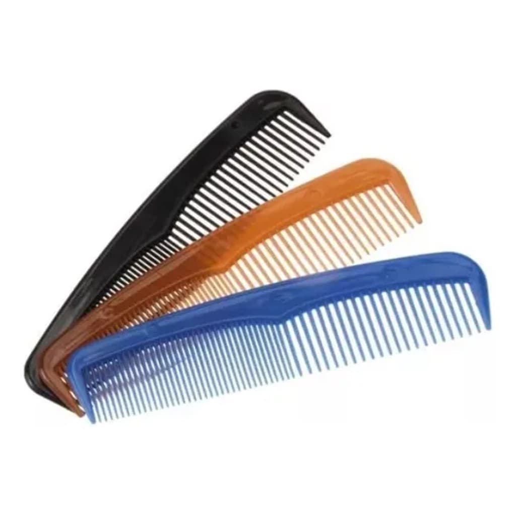 Pente de Bolso Inquebrável Kit 1, 2, 3, 6. 12 e 24 Unidades Resistente Portátil Uso Diário