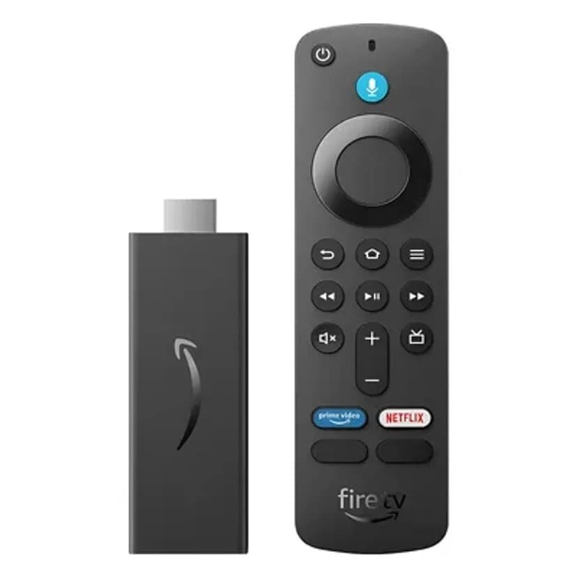 Fire TV Stick HD (Geração mais recente) | Com controle remoto por voz com Alexa (inclui comandos de TV), controle