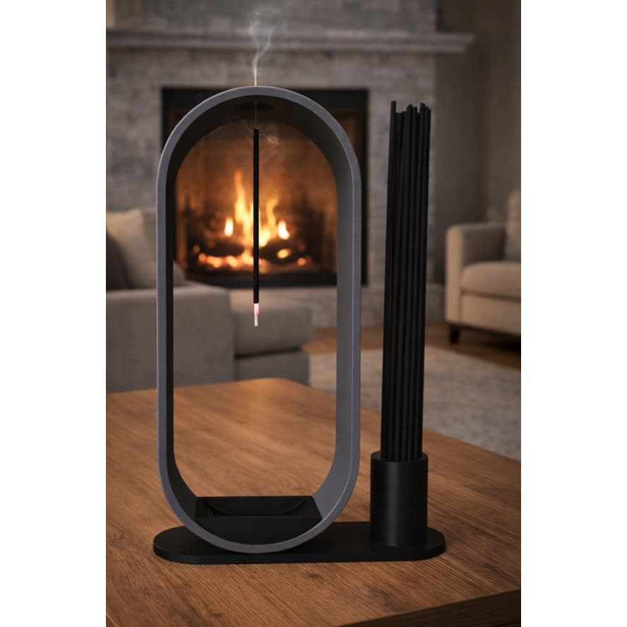 Incensário Porta Incenso Moderno Vertical Decorativo | Design Elegante em 3D | Várias Cores /01