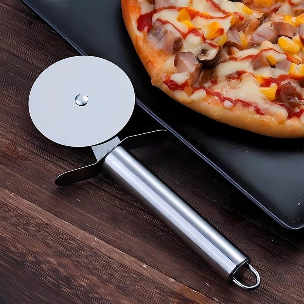 Cortador de Pizza Manual de Aço Inox