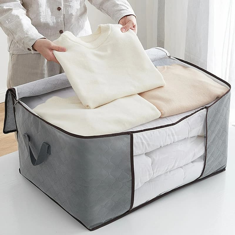 Organizador De Guarda Roupa Organizador Anti Mofo Edredom Toalhas