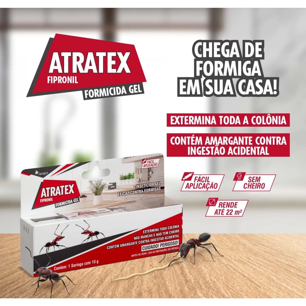 Atratex Formicida Gel Isca para formigas doceiras