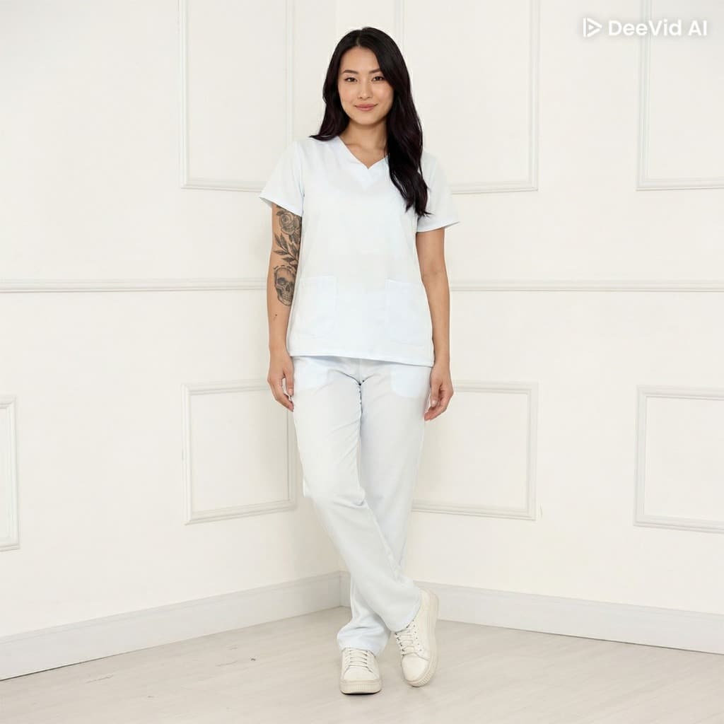 Scrub Pijama Cirúrgico Gabardine Conjunto Feminino Uniforme Enfermagem Medicos 10