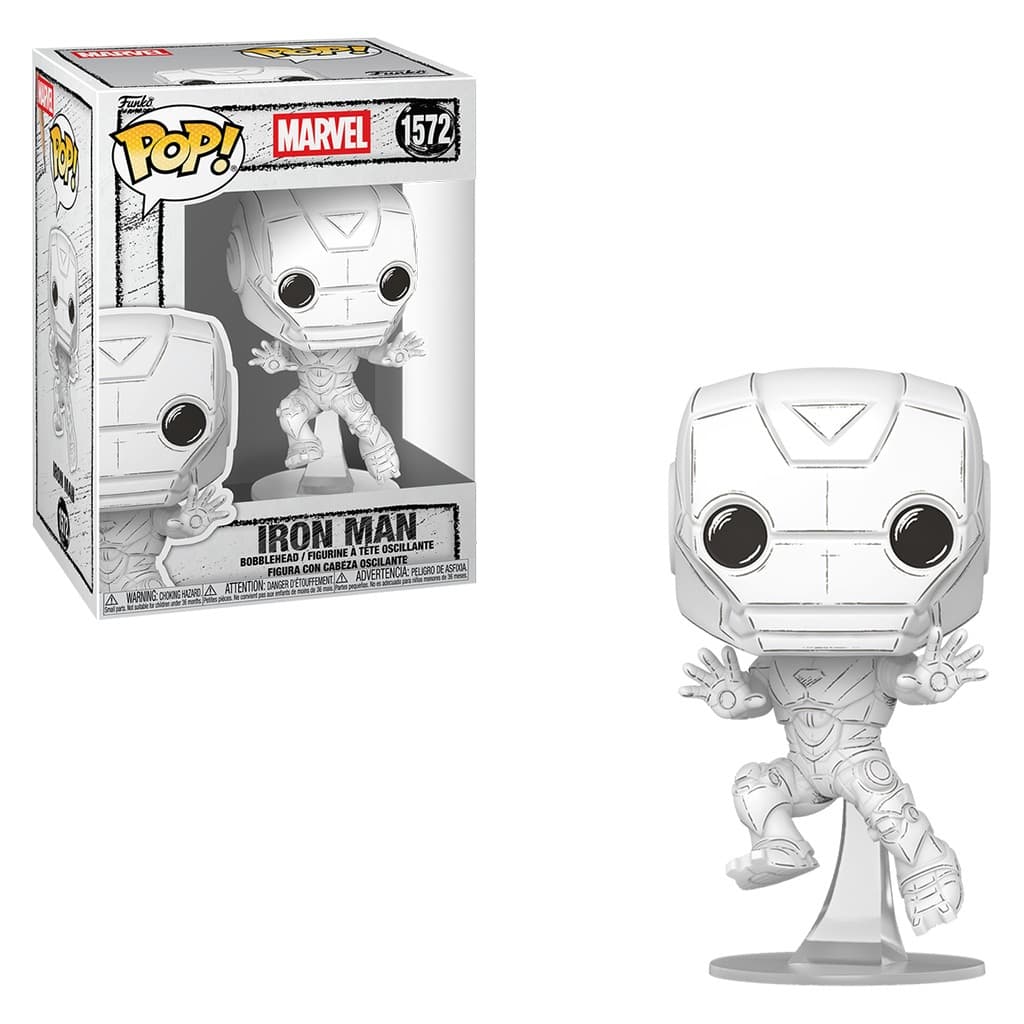 FUNKO POP MARVEL SKETCHED IRON MAN 1572 NOVO ORIGINAL