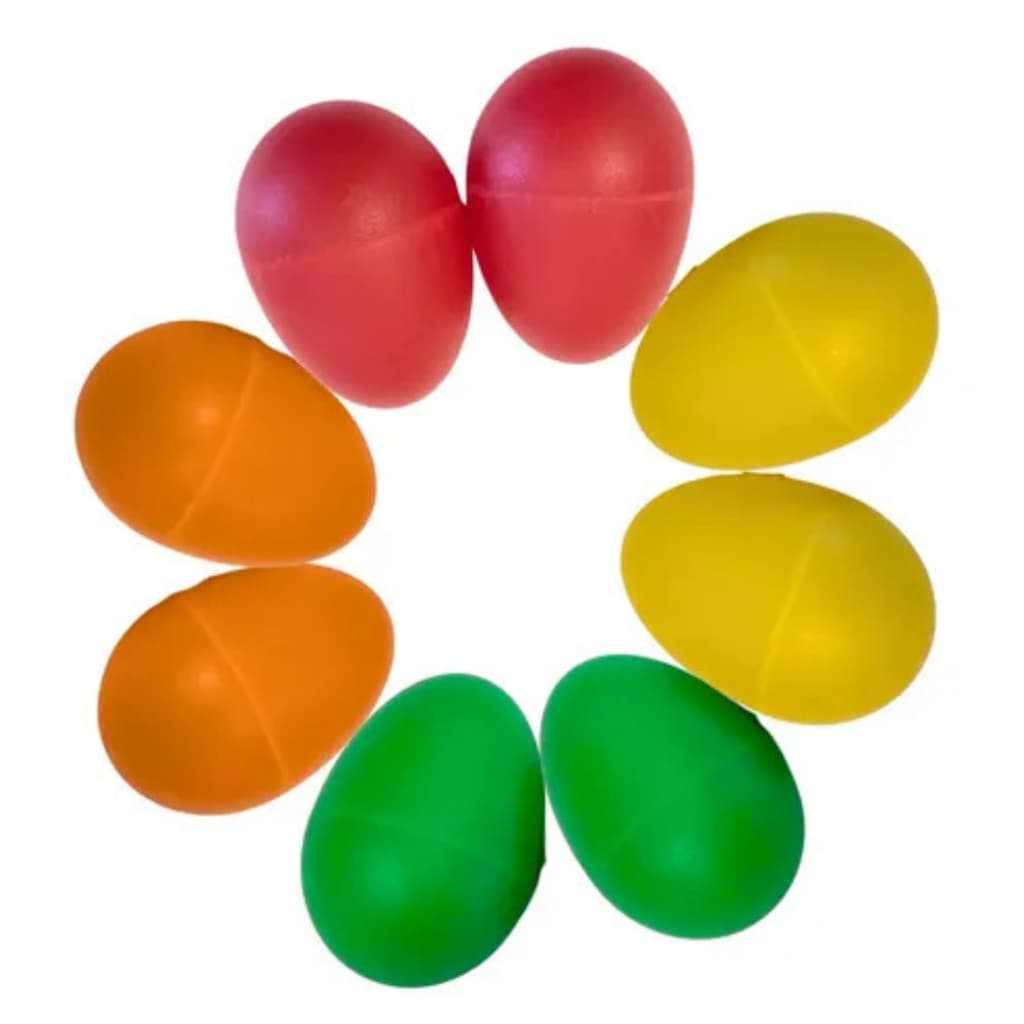 Ganza Ovo Chocalho Ovinho Colorido  Egg