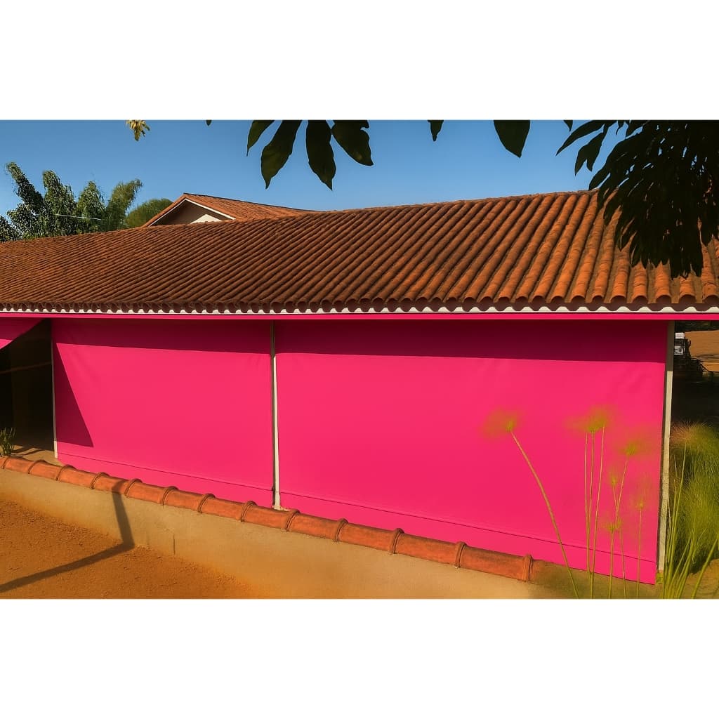 Lona para Toldo Retrátil 5 x 2 | com Kit Peças para Instalação | sem tubos | Sob Medida Impermeável