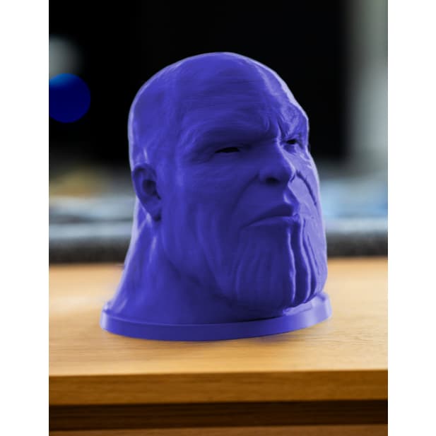Cabeça Thanos Decorativa Porta Headset Geek Estátua Suporte para Fones de Ouvido