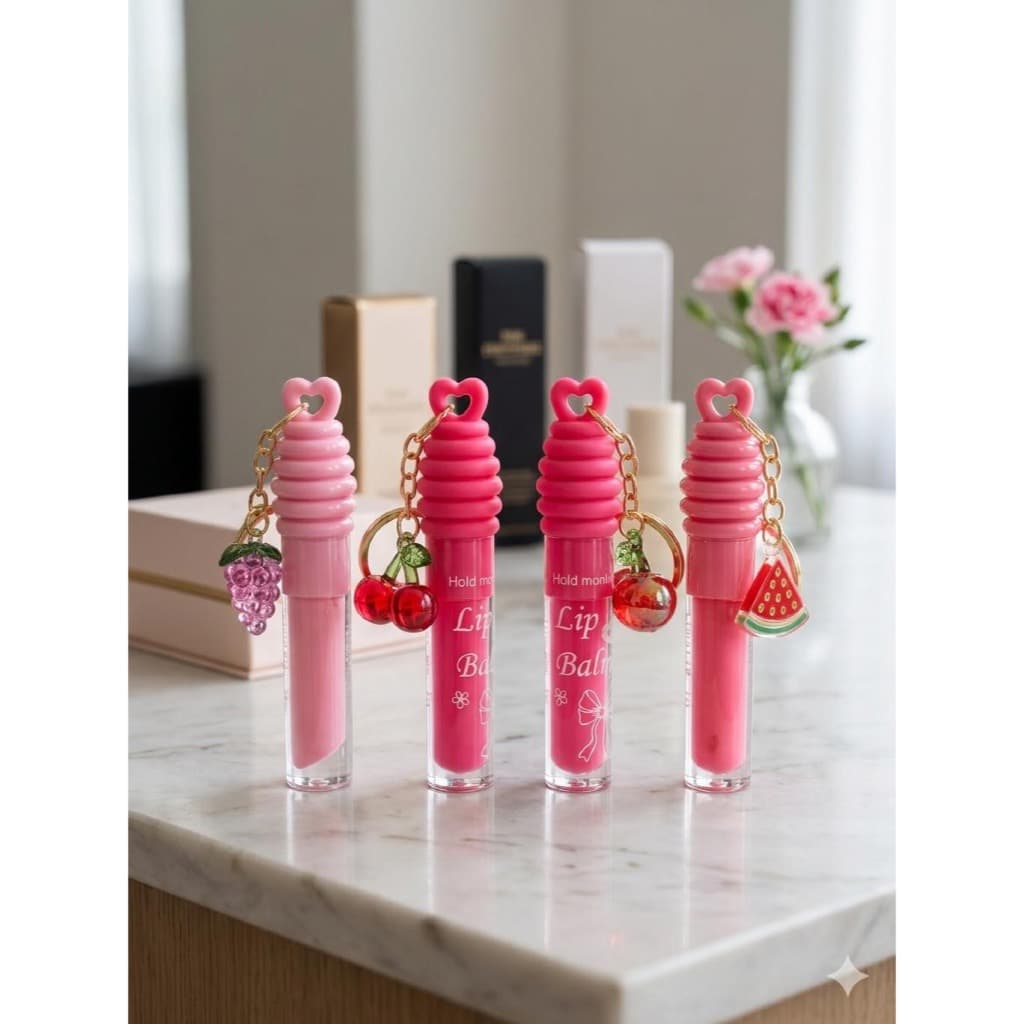 Hold Morning Lip Balm 4 Sabores com Chaveiro