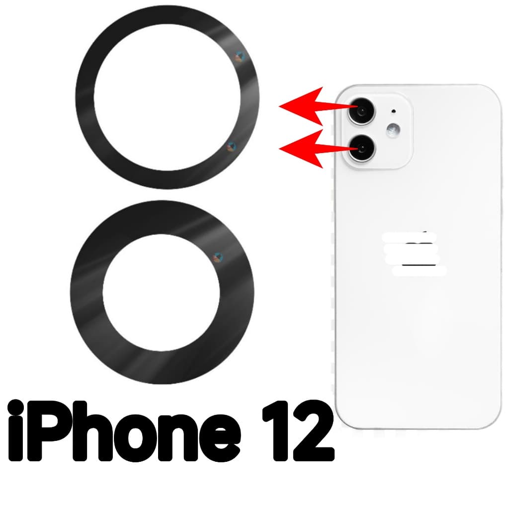 Lente Da Câmera Para iPhone 12 Vidro Traseiro da Câmera Vidrinho