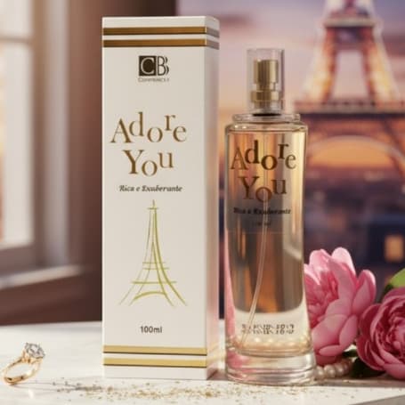 Perfume Adore You 100ml – Floral Doce e Marcante | Deo Colônia Feminina