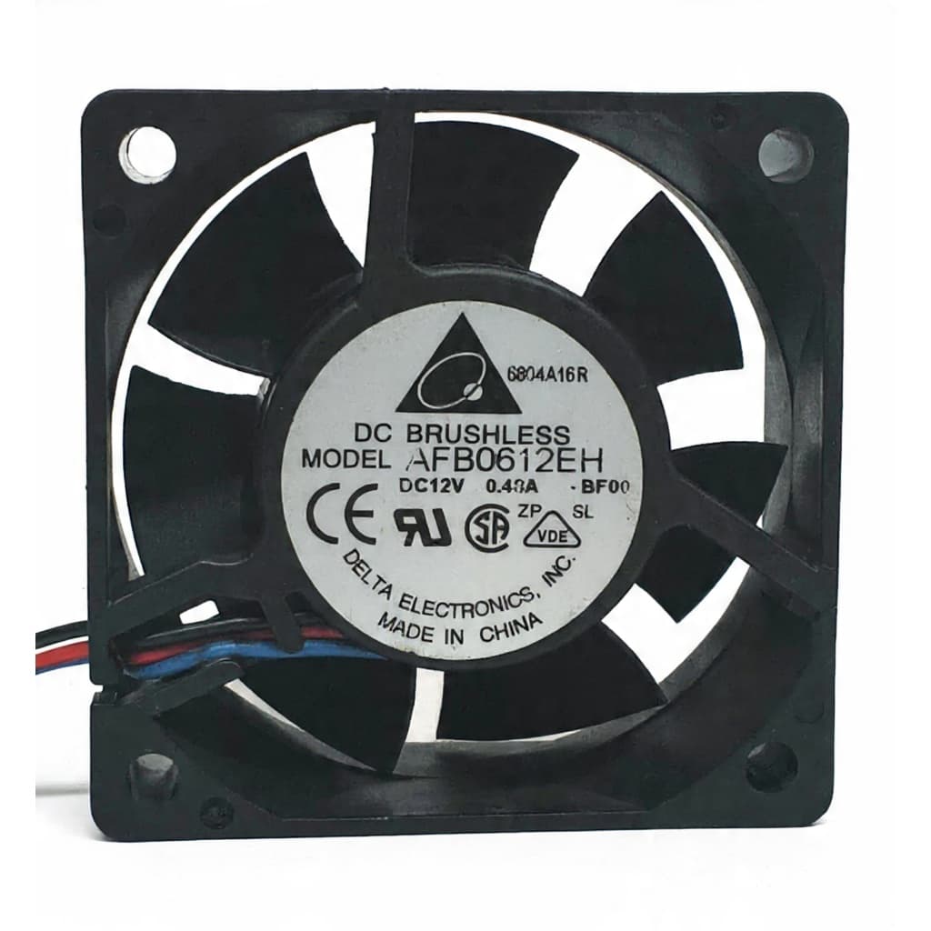 Cooler Fan Delta 12v 0,48a DC Brusless Modelo AFB0612EH 60mm 60x25mm 3 fios