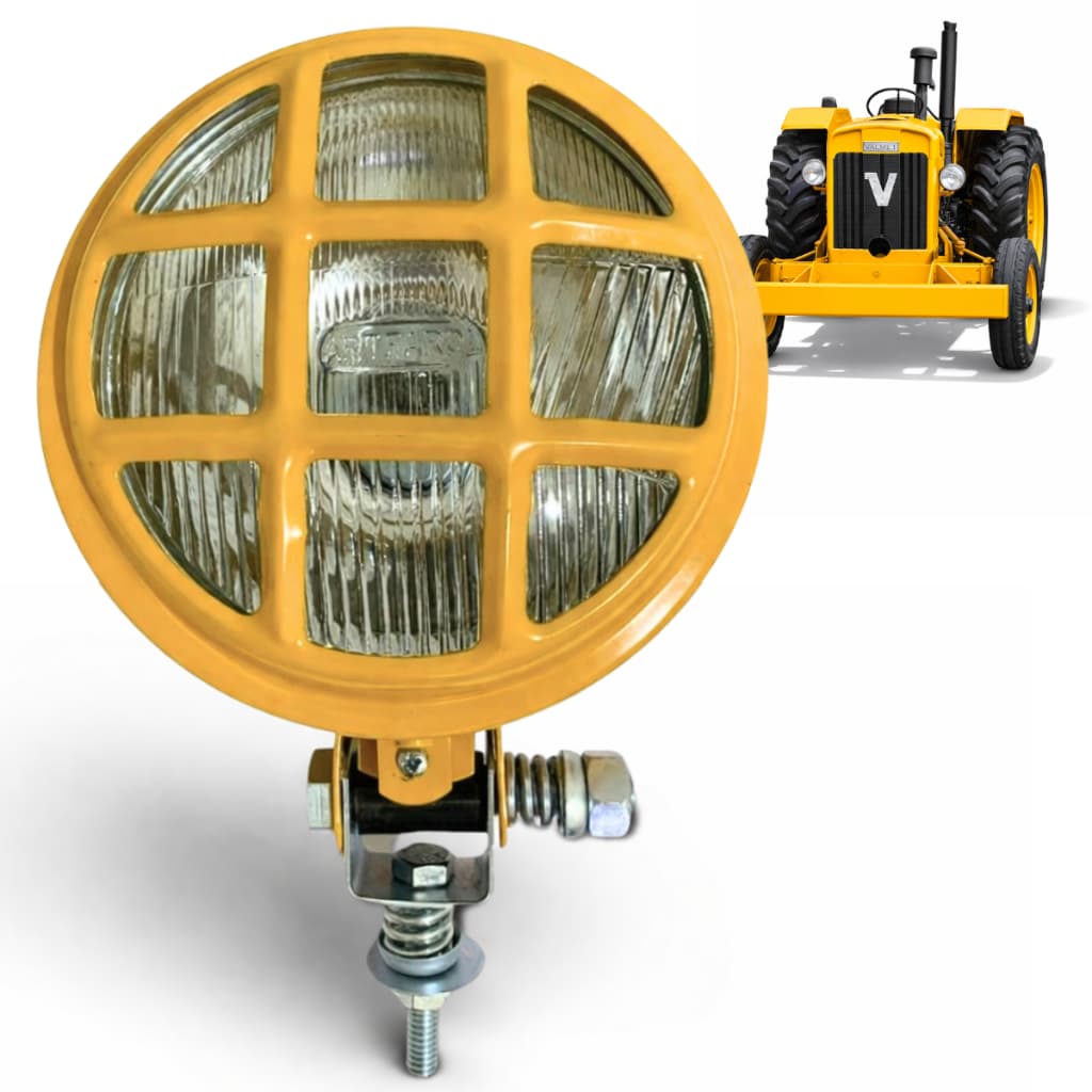 Farol Traseiro Com Manejo Para Trator Valmet 60 62 65 80 85 86 Com grade e Interruptor Ambos Lados