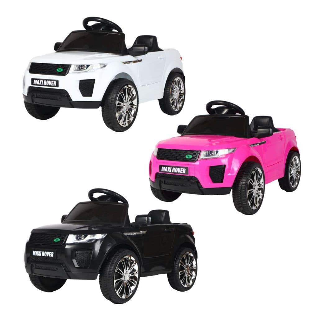 Mini Carro Elétrico Infantil Bateria 6V Controle Remoto Marcha Frente/Ré Maxi Rover Maxi Toys