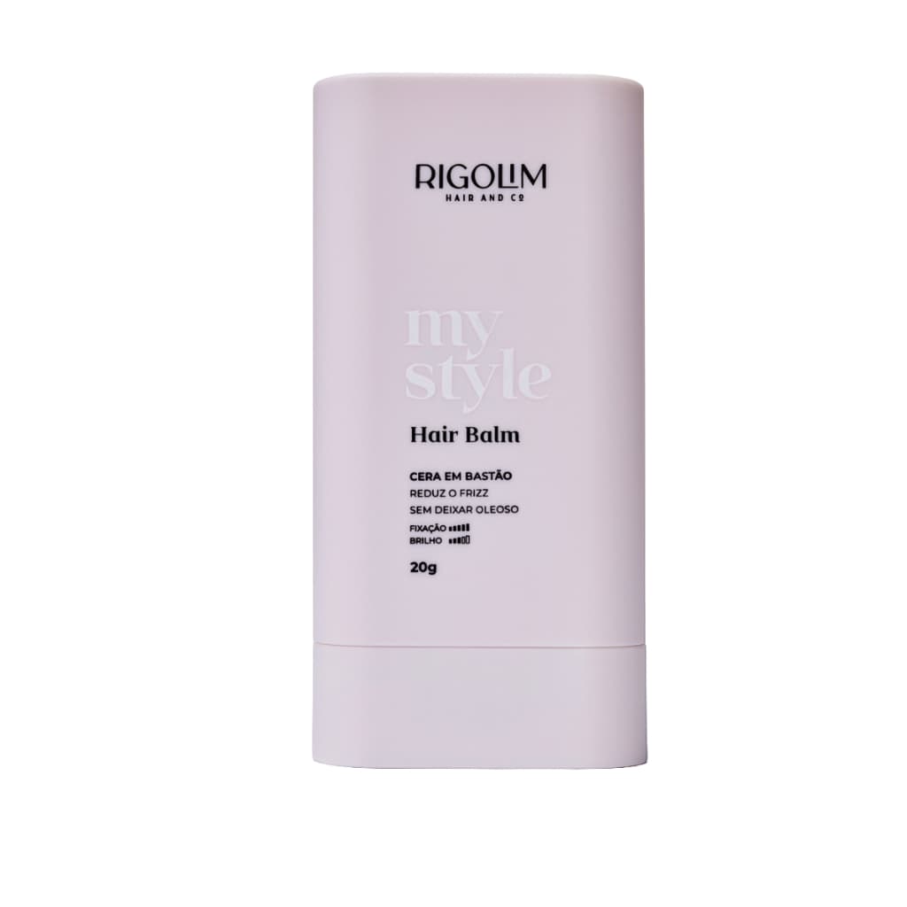 Hair Balm Rigolim Cera em Bastão Capilar Antifrizz Sem Oleosidade Rigolim 20g