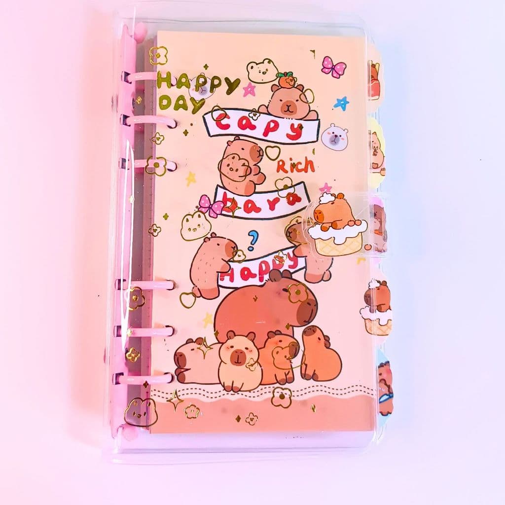 Fichário Capivara SLIM 11x17 cm com divisoria