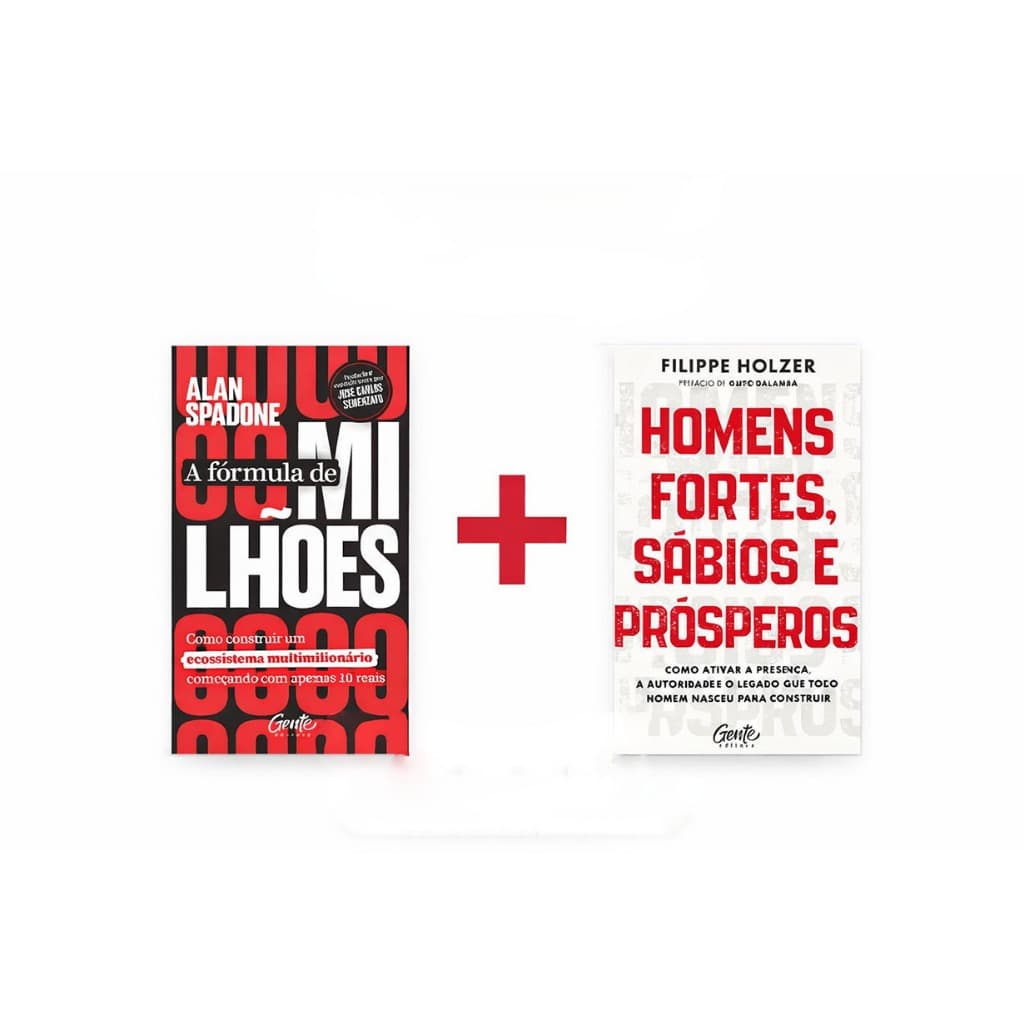 Livros A Formula de milhoes e Homens Fortes, sábios e prosperos Combo 2 unidades