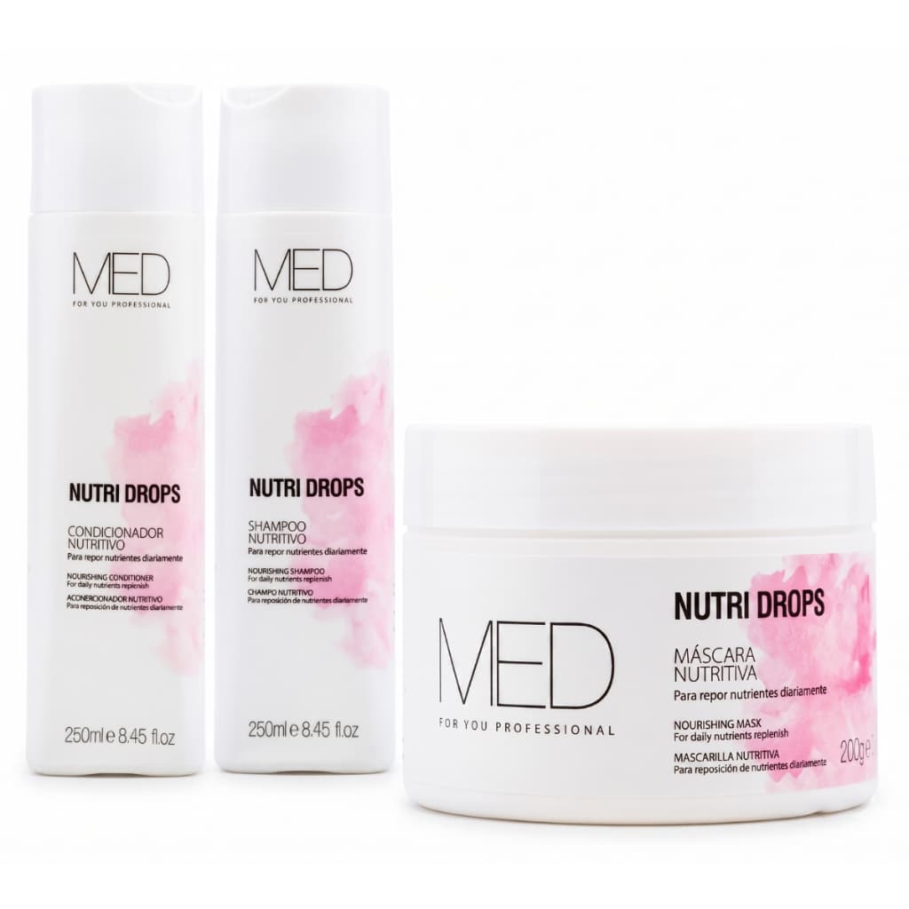 Med for You Kit Nutri Drops Shampoo + Condicionador + Mascara