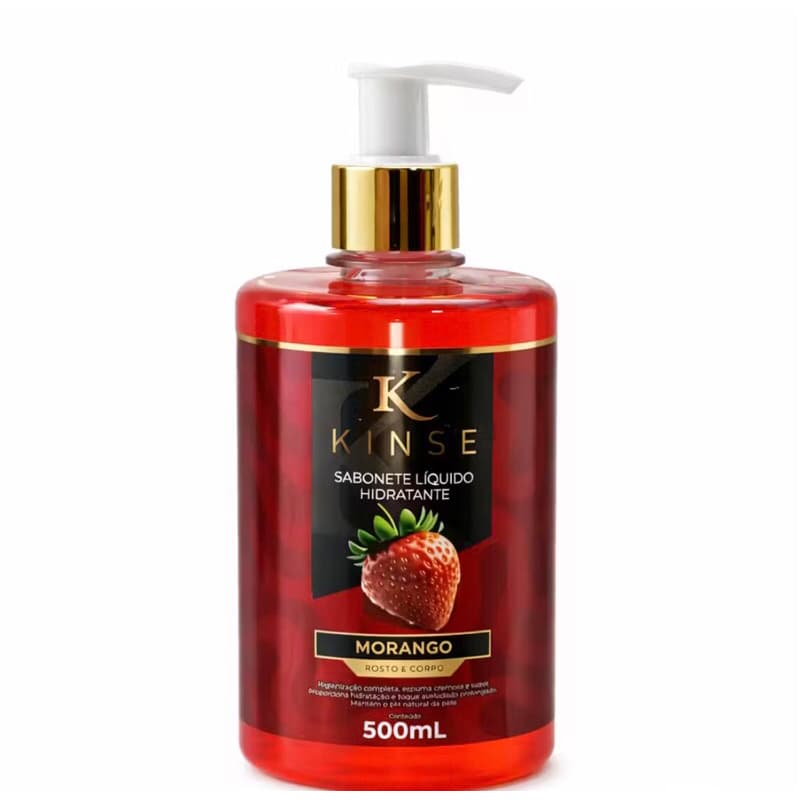 sabonete morango Kinse 500ml