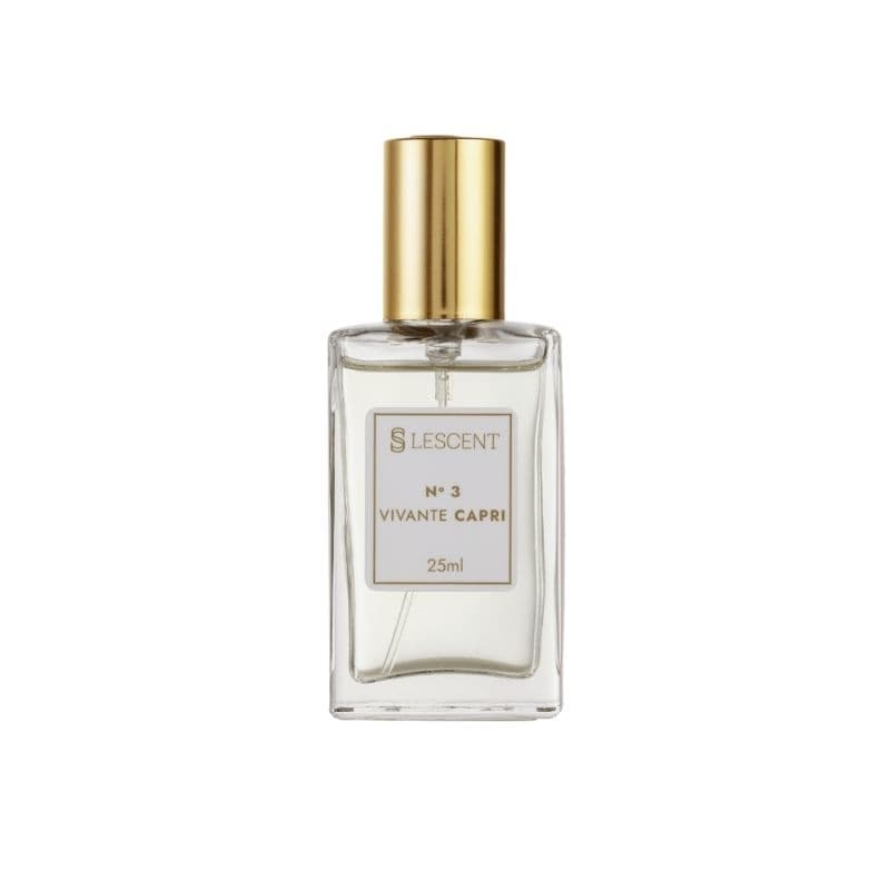 Perfume Feminino Dia a Dia 25ml Nº3 Vivante Capri Leve Confortável Elegante