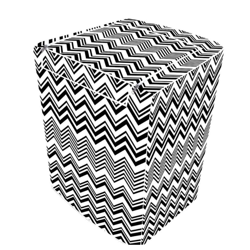 Capa Maquina de Lavar Com Abertura Superior c/ Ziper ZigZag Tam - P