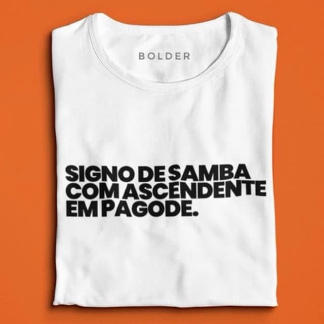 Camiseta Signo de Samba, com ascendente em Pagode masculina / feminina