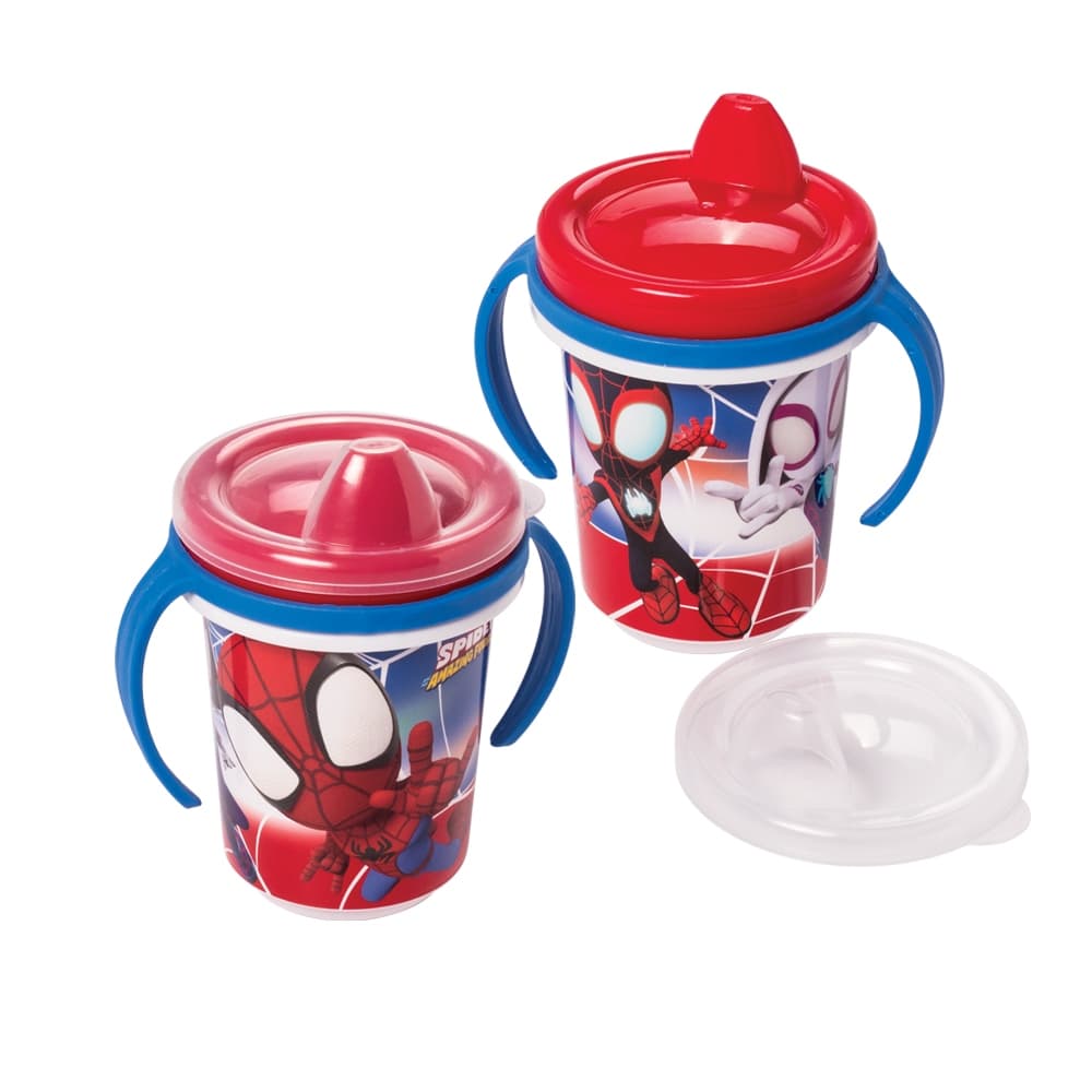 Copo Treinamento Trio Spidey 330ml homem aranha plasutil