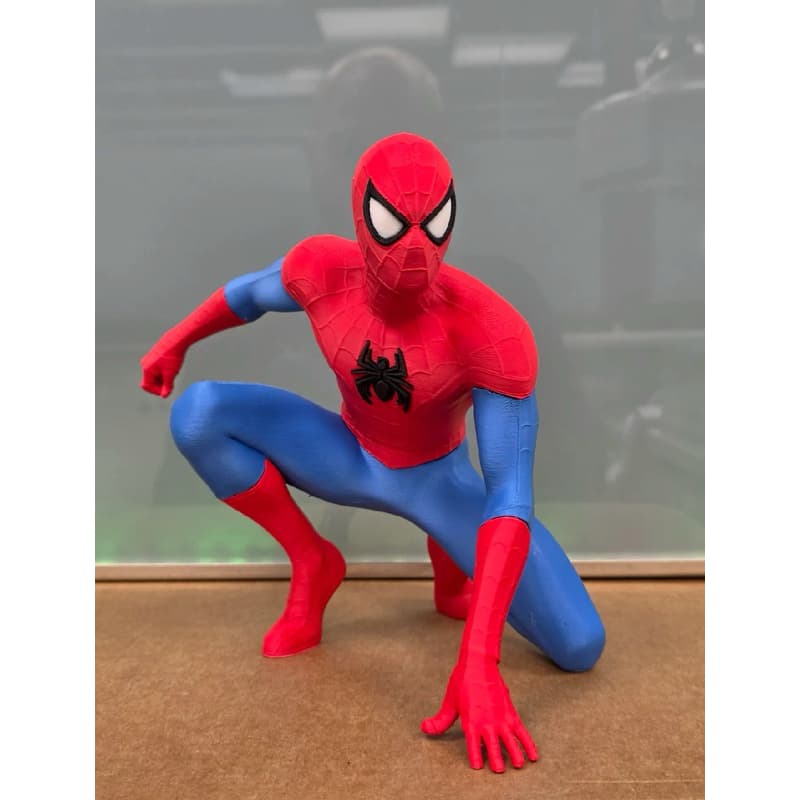 Boneco Homem-Aranha 23cm 3D Decorativo | Miniatura Colecionável | Presente Geek | Decoração Quarto/Escritório