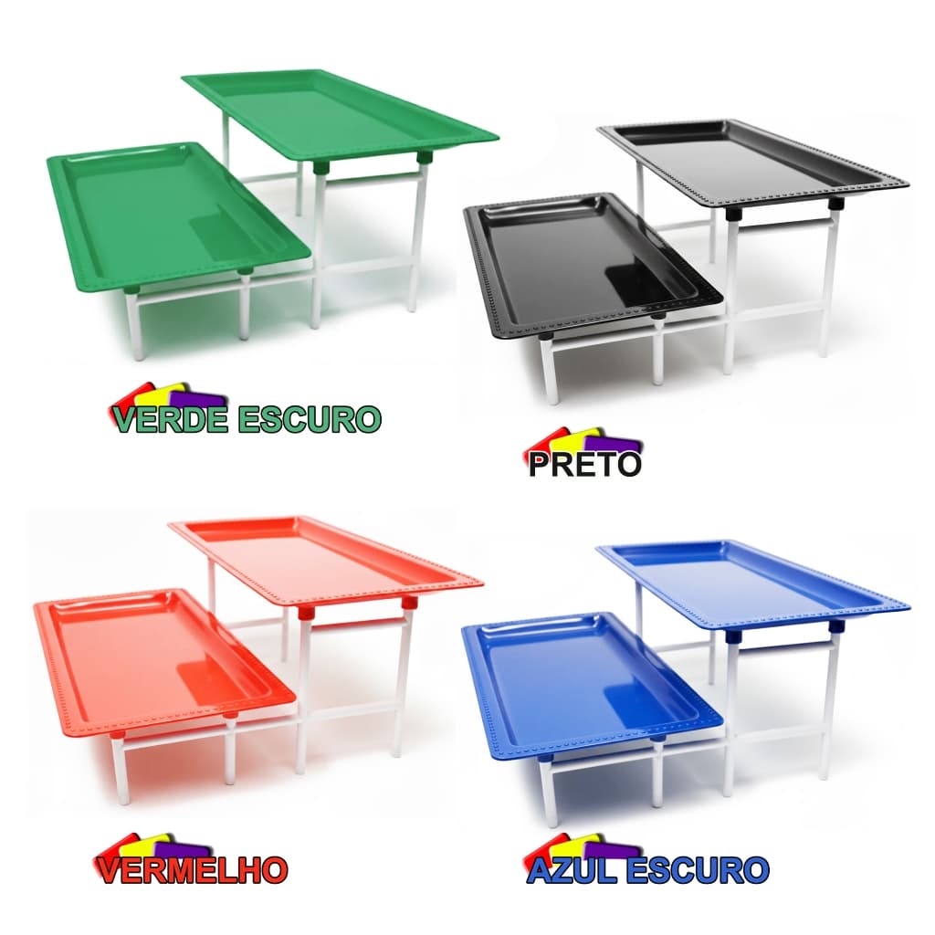 Bandeja Escada Porta Doces Pra Festa e Eventos, 2 andares para  Decoração.