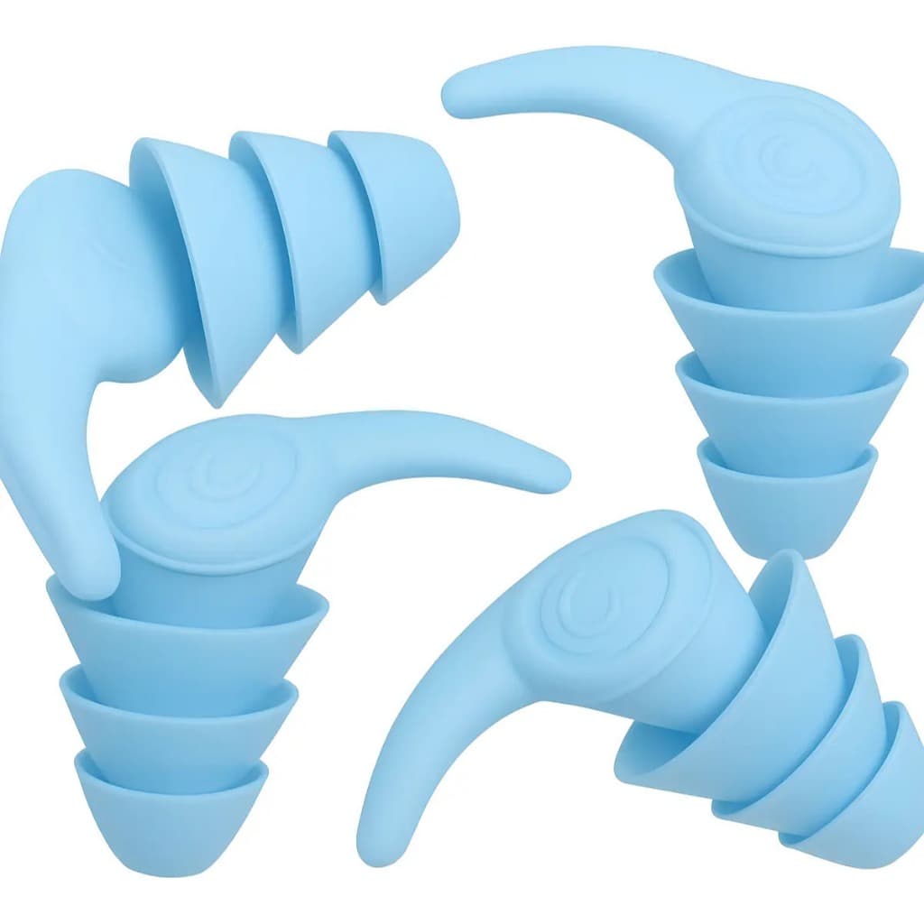 Tampão Ouvido Silicone Protetor Auricular Dormir Silêncio e natação