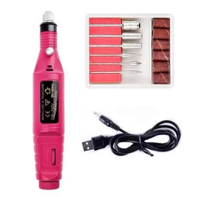 Lixadeira Elétrica de Unhas Profissional Bivolt Motor Caneta com Controle de Velocidade