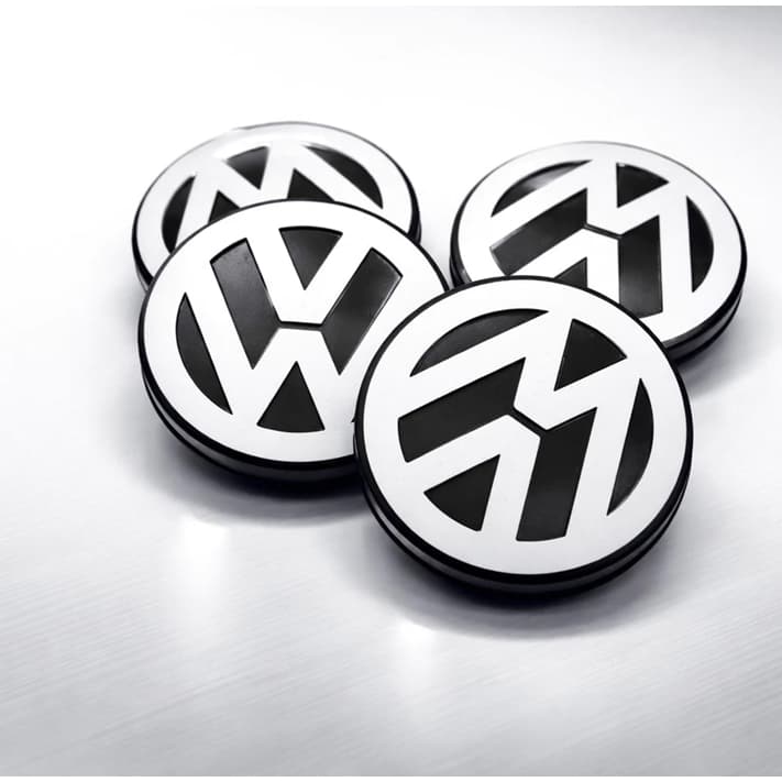 Kit 4 Calotinha Tampa Cubo Miolo De Roda Volkswagen Gol Fox Golf Sportline Saveiro Aro - 14 15 16 17