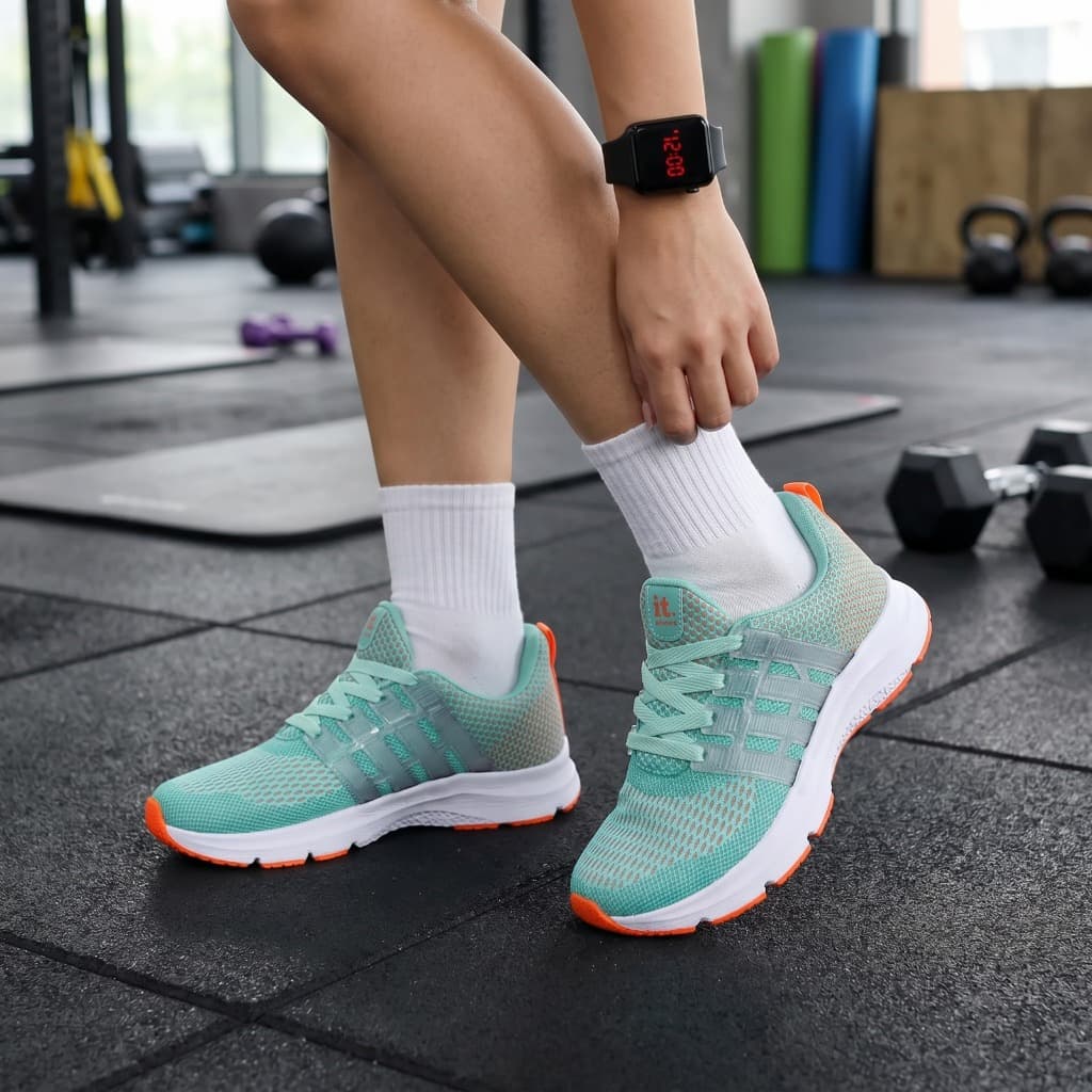 Tênis Feminino Academia Esportivo Caminhada Passeio Confortável Leve Super Macio