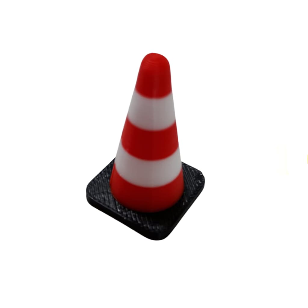 Kit 5 Mini Cones de Trânsito Decorativos 2cm - Brinquedo, Maquetes e Dioramas - (Inserir Quantidade) Unidades