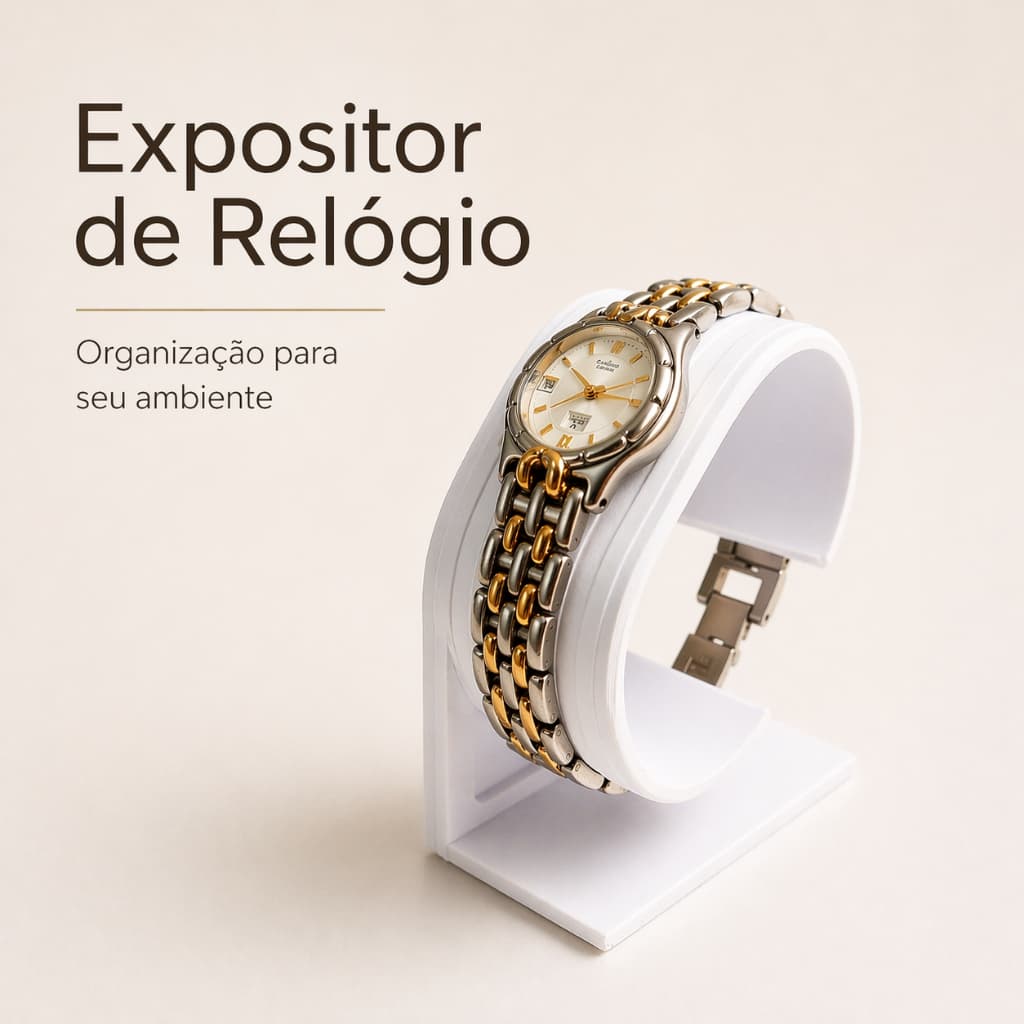 Suporte Expositor para Relógio Organizador de Mesa