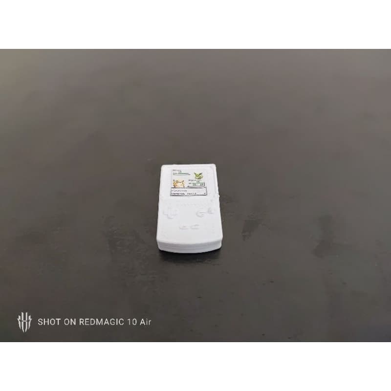 Chaveiro Mini Game Boy Retrô Pokémon - Nostalgia em Impressão 3D
